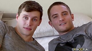 Hairy Gay Otter Teen Takes Big Straight Cock