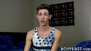 Horny twink Blake Hop-pole gets to masturbate on good terms for real